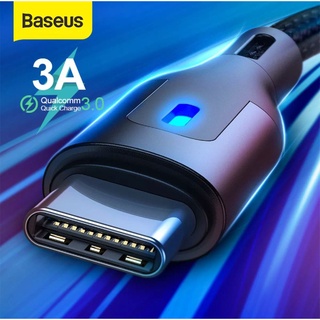 ภาพหน้าปกสินค้าBaseus 3A Fast Charging usb C Cable led display usb Type C 0.5 m. ซึ่งคุณอาจชอบสินค้านี้