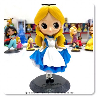 ▪️Q Posket Disney Characters • Alice จาก Banpresto : สีเข้ม กล่องครบ (สินค้าใหม่ ของแท้ นำเข้าจาก Japan คร้า)