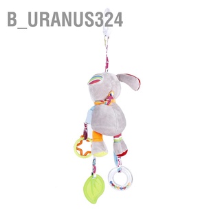 B_uranus324 Soft Infant Plush Toy Cute Animal Rattle Baby Bed Stroller Hanging Doll Ring Bell