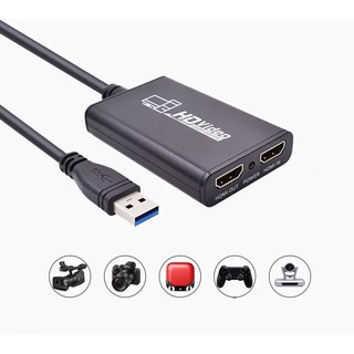USB 3.0 HD Capture Card Video Game Recorder 1080P Live Streaming Converter Plug and Play for XBOX One PS3 PS4