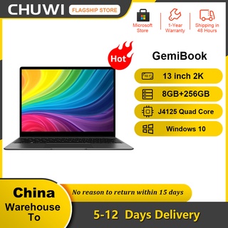 ภาพขนาดย่อของภาพหน้าปกสินค้าChuwi GemiBook 13 นิ้ว Windows 10 แล็ปท็อป/Intel Celeron J4125 4C/8GB+256GB SSD รองรับการขยาย 1T/คีย์บอร์ดเรืองแสง จากร้าน chuwi.th บน Shopee