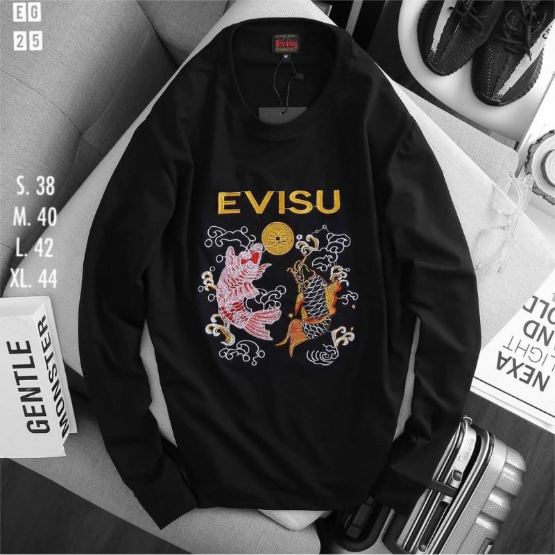 เสื้อยืด-คอกลมแขนยาว-evisu