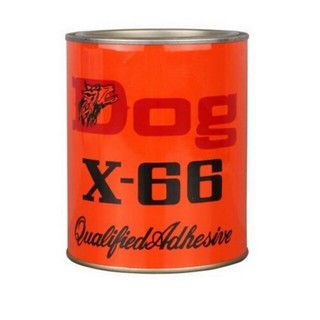 กาวยางอเนกประสงค์ DOG X-66 ตราหมา 600ml กาวยางตราหมา กาวติดรองเท้า กาวซ่อมกระเป๋า กาวติดพีวีซี กาวเหลือง