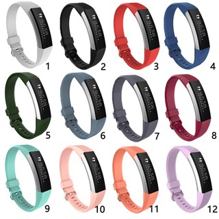 ภาพขนาดย่อของสินค้าสายนาฬิกาซิลิโคน สำหรับ Fitbit Alta และ Fitbit Alta hr Fitness Wristbands