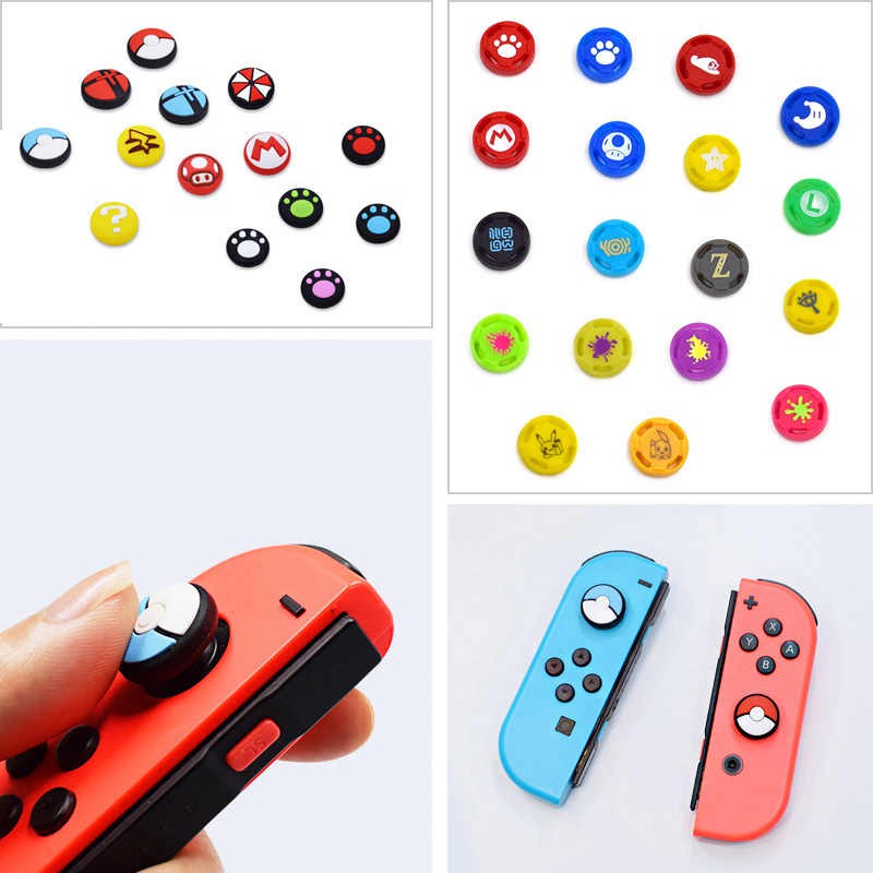 จุก-ครอบอนาล็อค-joy-con-การ์ตูน-ลิงค์1-จุกจอย-switch-ที่ครอบอนาล็อคเท้าแมว-nintendo-switch-จอย-con-joycon