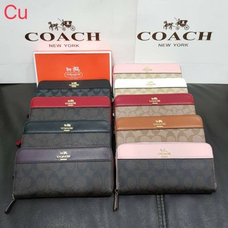 🔥🔥กระเป๋าตังค์ใบยาว COACH  7.5