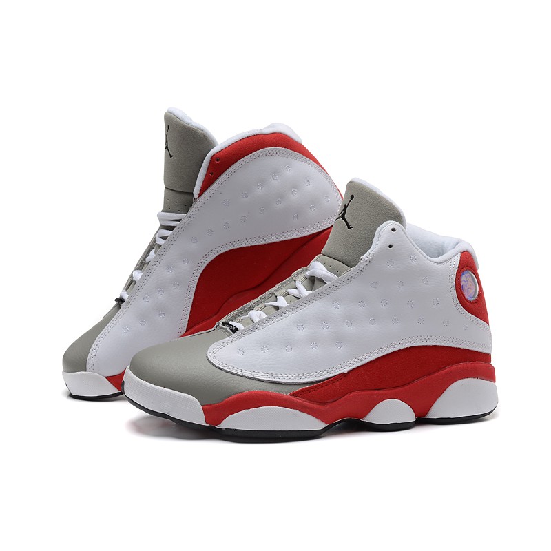 air-jordan-13-white-gray-red-mens-shoes-casual-shoes