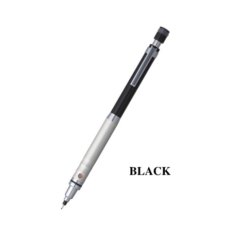 Uni Kuru Toga Druckbleistift Mit Gummi-Griff – 0,5 Mm, Schwarz