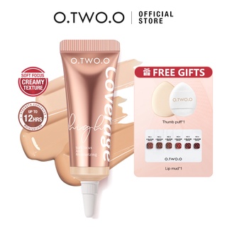 สินค้า O.TWO.O คอนซีลเลอร์ปกปิดสูง Waterproof And Lasting Light Texture Precise Coverage Adding Squalane Moisturizing Ingredients Naturally Covers The Blemishes 10ml