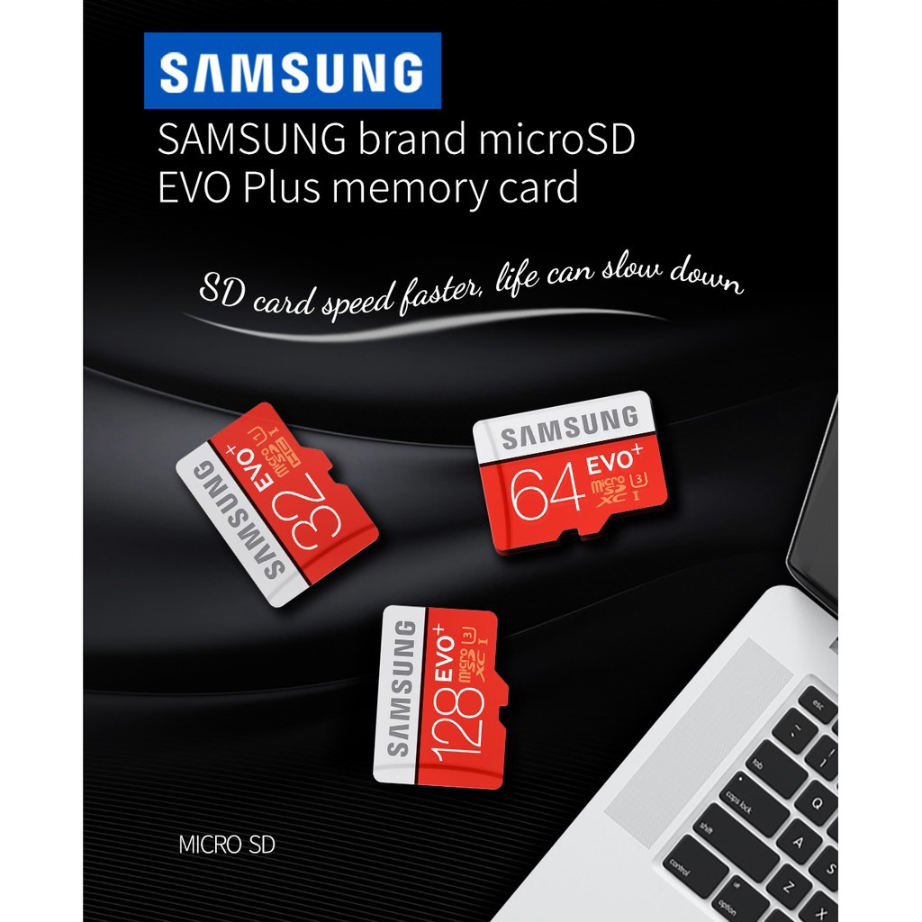 ภาพสินค้าเมมโมรี่การ์ด Samsung Micro Sd Card Sdhc Class 10 Mini Sdxc 4k สีแดง จากร้าน weixuan66.th บน Shopee ภาพที่ 6