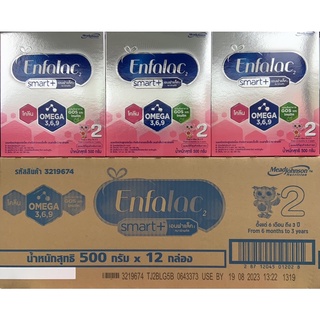ภาพหน้าปกสินค้า[ขายยกลัง-12กล่อง] นมผง เอนฟาแล็ค สมาร์ทพลัส สูตร 2 500 กรัม ขายยกลัง Enfalac เอนฟาแล็คสูตร2 ที่เกี่ยวข้อง