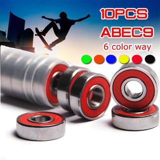 ภาพหน้าปกสินค้าSkateboard Bearing Surfskate Bearing ลูกปืนสเก็ตบอร์ด ลูกปืนเซิร์ฟสเก็ต ตลับลูกปืน ABEC-9 บรรจุ 10 ชิ้น ที่เกี่ยวข้อง