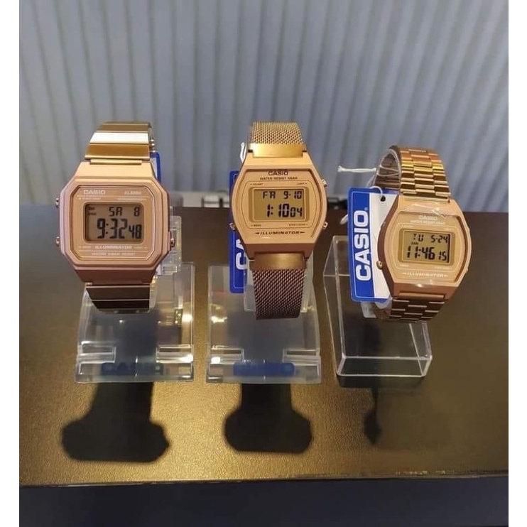 ภาพหน้าปกสินค้าCasio นาฬิกาข้อมือผู้หญิง รุ่น B640, B650 รับประกัน(ร้าน2ปี)ศูนย์CMG1ปี B640WC B640WB B640WD B650WC B650WB B650WD A168W จากร้าน jackwatch บน Shopee