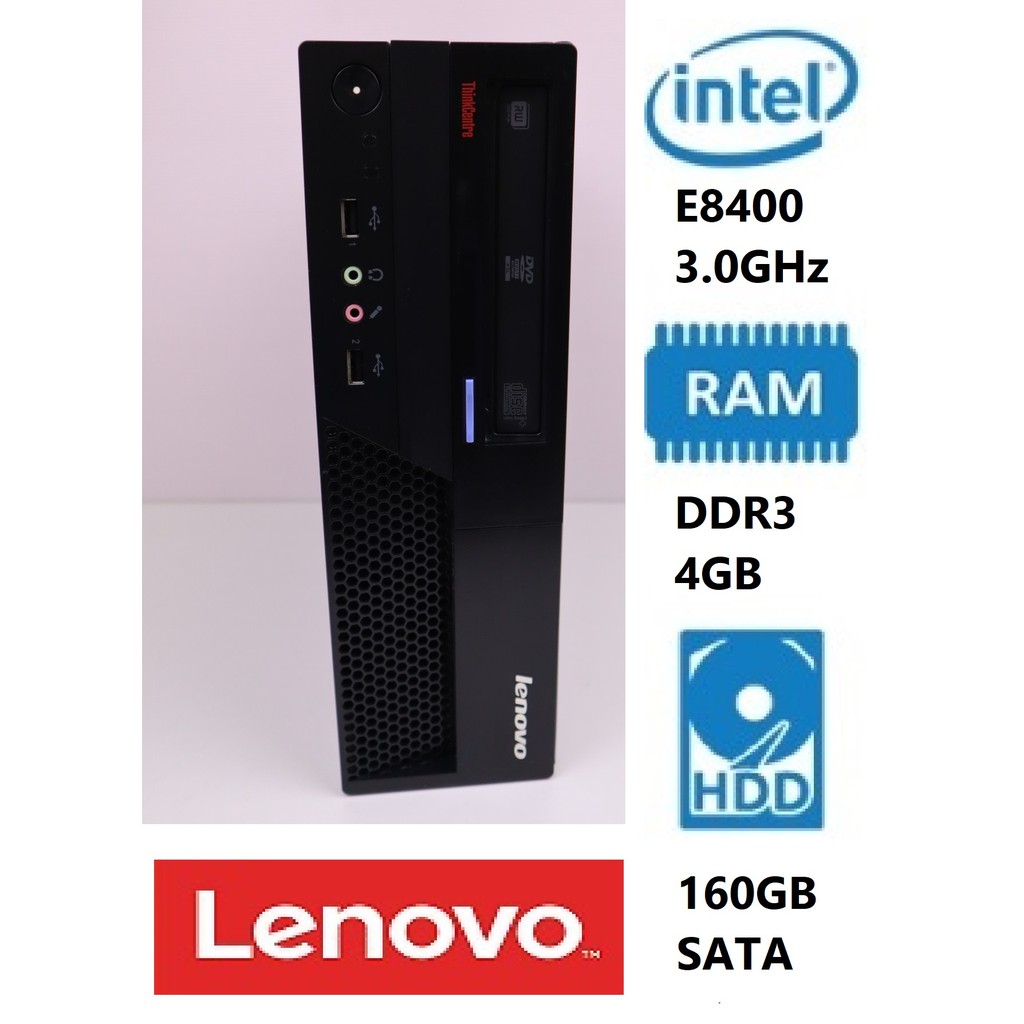 Lenovo ThinkCentre M58p 6137 / Core 2 Duo E8400 3.0GHz /ddr3 4GB /HDD