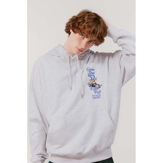 ALAND เสื้อ OIOI รุ่น RICHIE RICH EMBROIDERY HOODIE_L/Grey_Pull over สีเทา