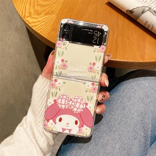 2022 New ใหม่ เคสโทรศัพท์มือถือ Samsung Galaxy Z Fold4 Fold3 Fold2 5G Smartphone Case Cute Lovely Cartoon Softcase TPU Phone Casing Transparent Back Cover Fold 4 3 2