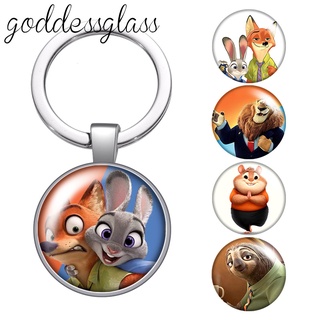 พวงกุญแจ จี้การ์ตูน Disney zootopia Nick Fox Judy Zootropolis สําหรับห้อยกระเป๋า