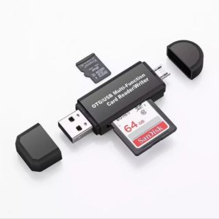 ภาพหน้าปกสินค้าการ์ดรีดเดอร์ Micro USB และ Type C / OTG / USB 2.0 / SD ที่เกี่ยวข้อง