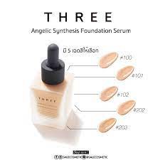 แบ่งขายเซรั่มรองพื้น-three-angelic-synthesis-foundation-serum