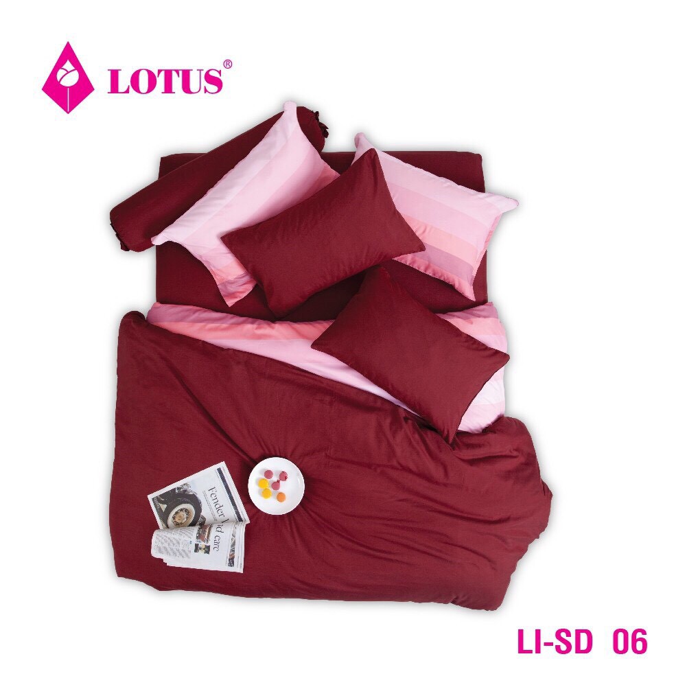 ชุดผ้าปูที่นอน-li-sd-06-รุ่น-lotus-impression-solid-color