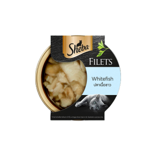 [ส่งฟรี] SHEBA ชีบา ฟิเลต์ อาหารแมว ชนิดเปียก - อาหารแมวพรีเมียมสำหรับแมวโตเต็มวัย (แพ็ก 16), 60 ก.