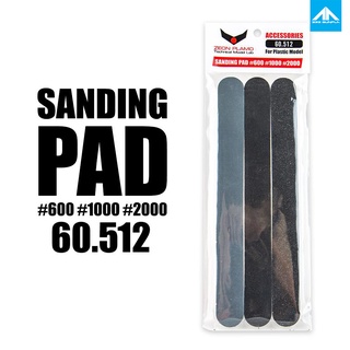 ชุดแท่งขัดกระดาษทราย ZEON PLAMO SANDING PAD