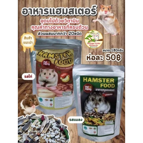 อาหารหนู-อาหารแฮมส์เตอร์-hamster-food