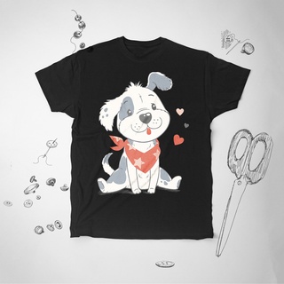 เสื้อยืดสีขาว - ลูกสุนัขทีสุนัขออกแบบกราฟิกKawaiiสัตว์รักสุนัขน่ารักภาพประกอบสวยกับของขวัญสุนัข
