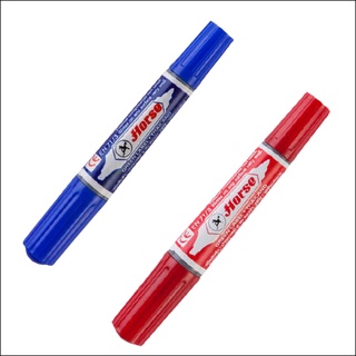 ภาพหน้าปกสินค้าปากกาเคมีเมจิก 2 หัว ตราม้า Horse สีแดง / สีน้ำเงิน ซึ่งคุณอาจชอบสินค้านี้
