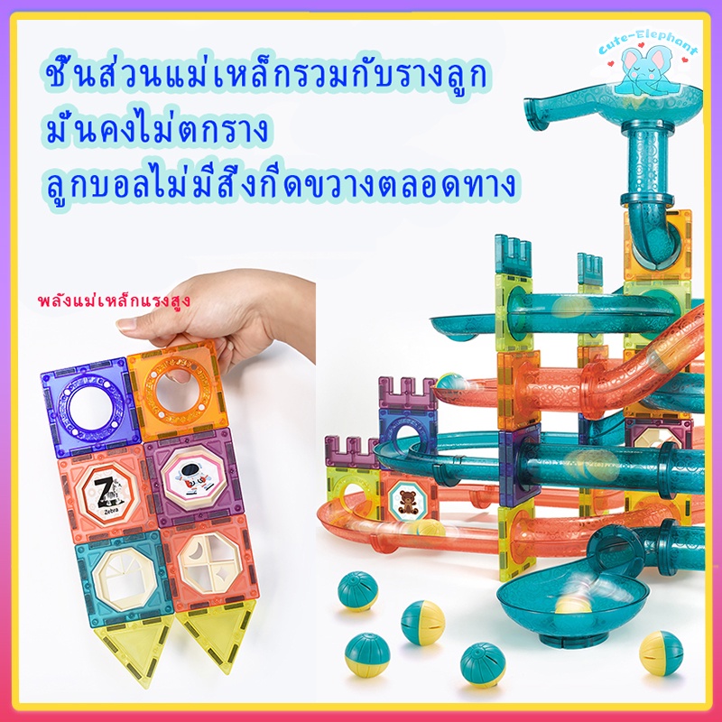 ของเล่นบล็อกตัวต่อ-ลูกบอลสไลด์แม่เหล็ก-บล็อกตัวต่อ-diy-แรงแม่เหล็กแรงสูง-6-5-ซม-ทักษะชิ้นแม่เหล็กขนาดใหญ่-ของเล่น