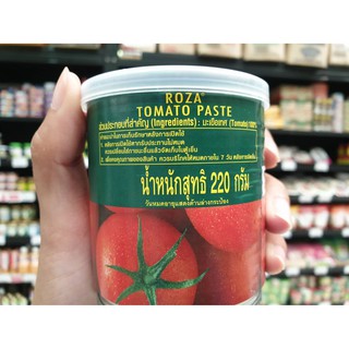 ภาพขนาดย่อของภาพหน้าปกสินค้าโรซ่า ซอสมะเขือเทศเข้มข้น 220กรัม บรรจุกระป๋อง Rosa Tomato Paste Ketchup sauce(1338) จากร้าน aimnattapon บน Shopee ภาพที่ 1