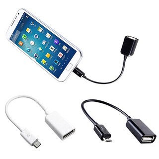 สายเคเบิล USB 2.0 สำหรับหญิงไป Micro B ชาย Converter OTG สำหรับ Samsung HTC