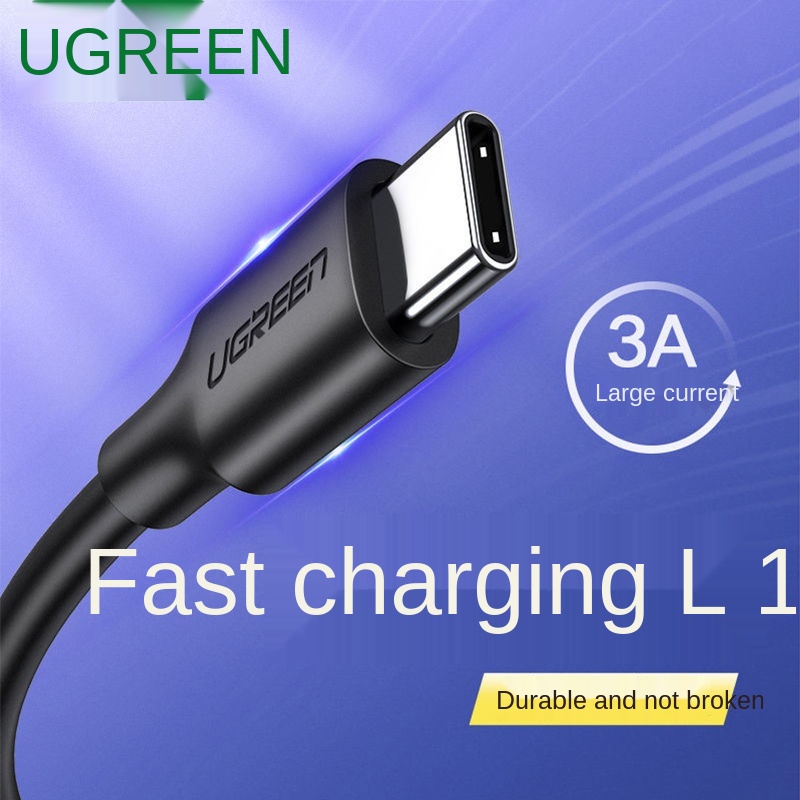 ♟Green Union typec data cable 3a fast charge Android tablet charging
