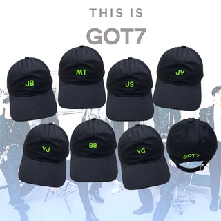 [พร้อม​ส่ง​]​หมวกปัก ตัวย่อ Member GOT7 ใหม่ล่าสุด ทรง Cap ปักหน้าหลัง สีเขียวสะท้อน สวยสุดๆ