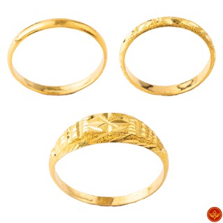 สินค้า [ทองคำแท้] LSW แหวนทองคำแท้ 1 กรัม ราคาพิเศษ (FLASH SALE 2)