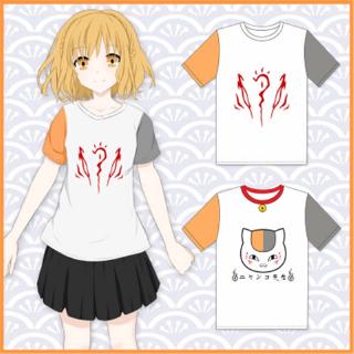 เสื้อยืดแขนสั้นลายอะนิเมะ Natsume Yuujinchou Madara Natsume