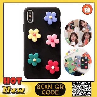 Cute 3D Flower light Phone Silicone Case