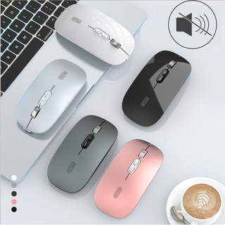 สินค้า เมาส์ไร้สาย MI wireless mouse  Bluetooth mouse เมาส์บลูทูธ มีแบตในตัว  เมาส์