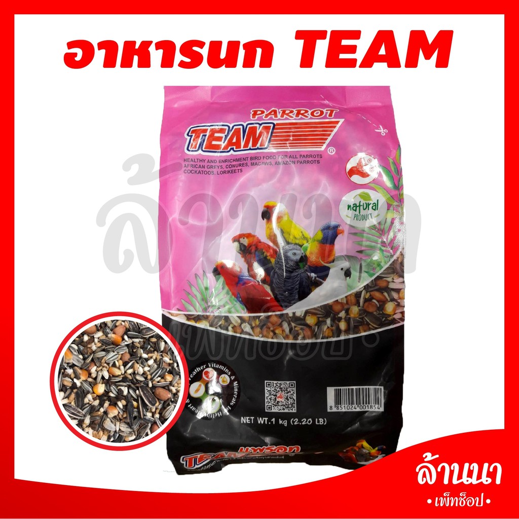 อาหารนกแก้ว ทีมแพรอท Team Parrot | Shopee Thailand