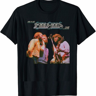 tshirtเสื้อยืดคอกลมฤดูร้อนเสื้อยืดแขนสั้น พิมพ์ลาย The Bee Gees Band สําหรับผู้ชาย และผู้หญิง ไซซ์ S ถึง 2345Xl Gg026Sto