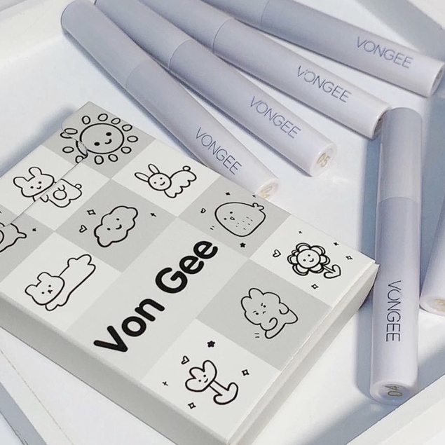 ลิปสติก-กันน้ํา-ติดทนนาน-5-ชิ้น-ชุด-upbest