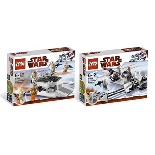 8083 + 8084  : LEGO Star Wars Rebel Trooper Battle Pack and Snowtrooper Battle Pack (สินค้ากล่องไม่สวย)
