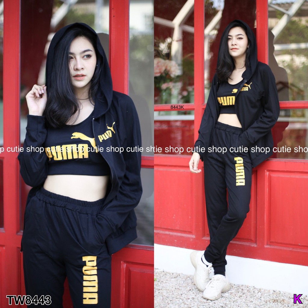 at8443-set-3ชิ้น-jacket-สกรีนทอง