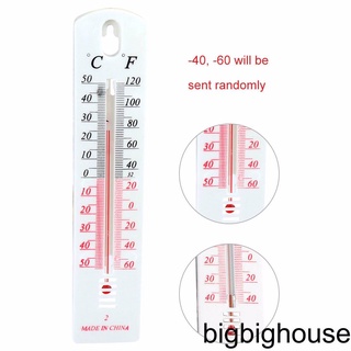 สินค้า [Biho] Outdoor Pendant Wall Thermometer for Interior Kitchen Home Office -40-120℉/-60-120℉ Random Temperature Range