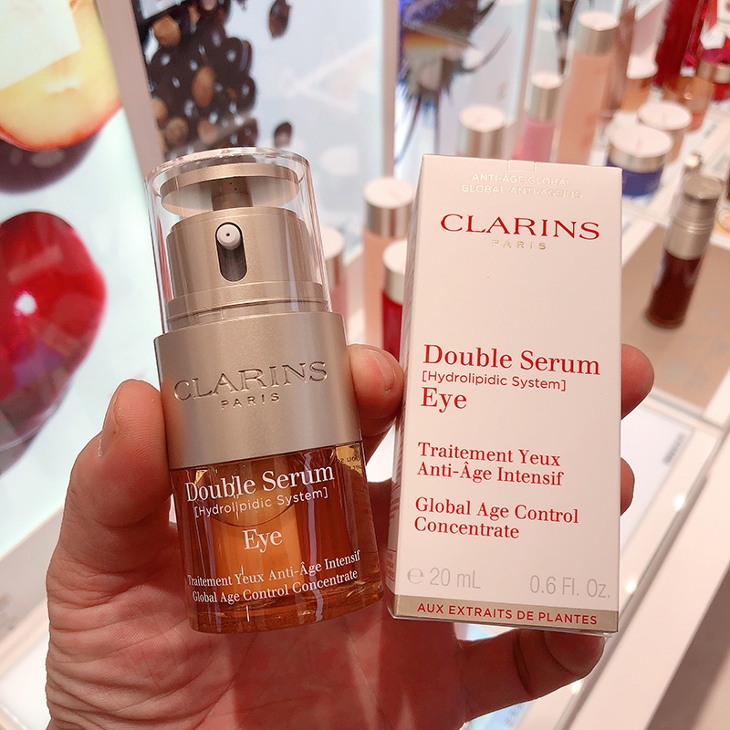 clarins-อายครีมเอสเซ้นต์-สารสกัดจากคลารินส์-ดับเบิล-ฟื้นฟูผิวรอบดวงตา-ลดรอยคล้ําใต้ตา-และริ้วรอย-20-มล