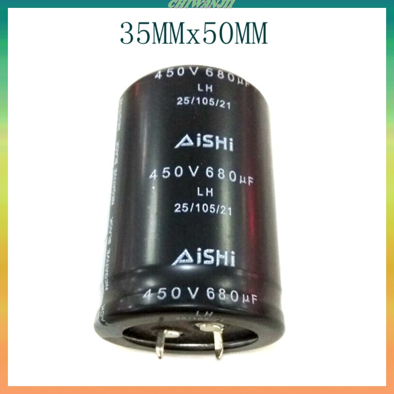 chiwanji1-680uf-450v-20-25-c-to-105-c-35x50mm-อลูมิเนียม