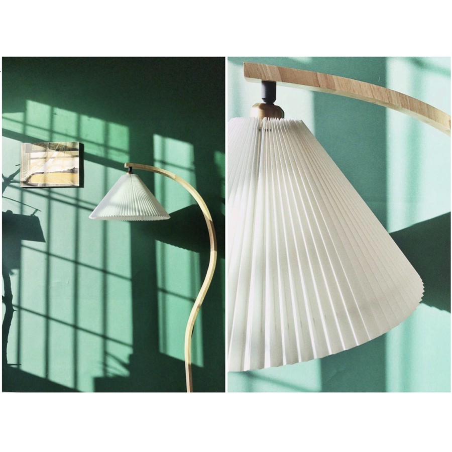 โคมไฟตั้งพื้น-vintage-pleated-floor-lamp-1960s-สไตล์เกาหลี-สินค้าพรีออร์เดอร์-15-วัน