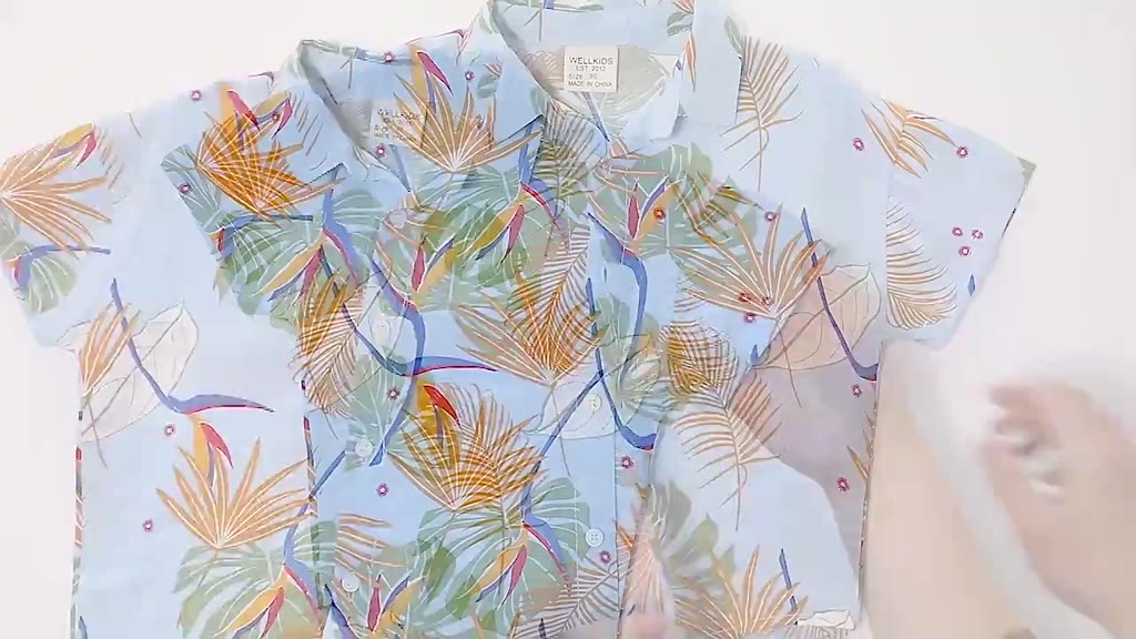 childrens-hawaiian-shirt-slip-resistant-and-comfortable-kids-beach-top