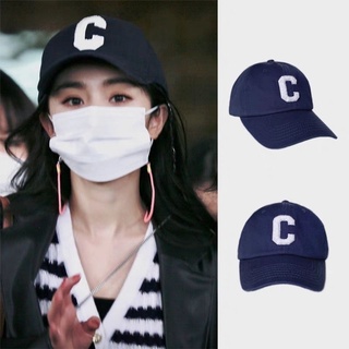 Yang Mi Lisa Xu Lu หมวกเบสบอล กันแดด พิมพ์ลายตัวอักษร สไตล์เกาหลี แฟชั่นฤดูร้อน ฤดูใบไม้ร่วง สําหรับผู้ชาย และผู้หญิง