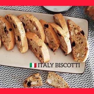 Italian biscotti with almonds and cranberries 3 pcs by felix bakery